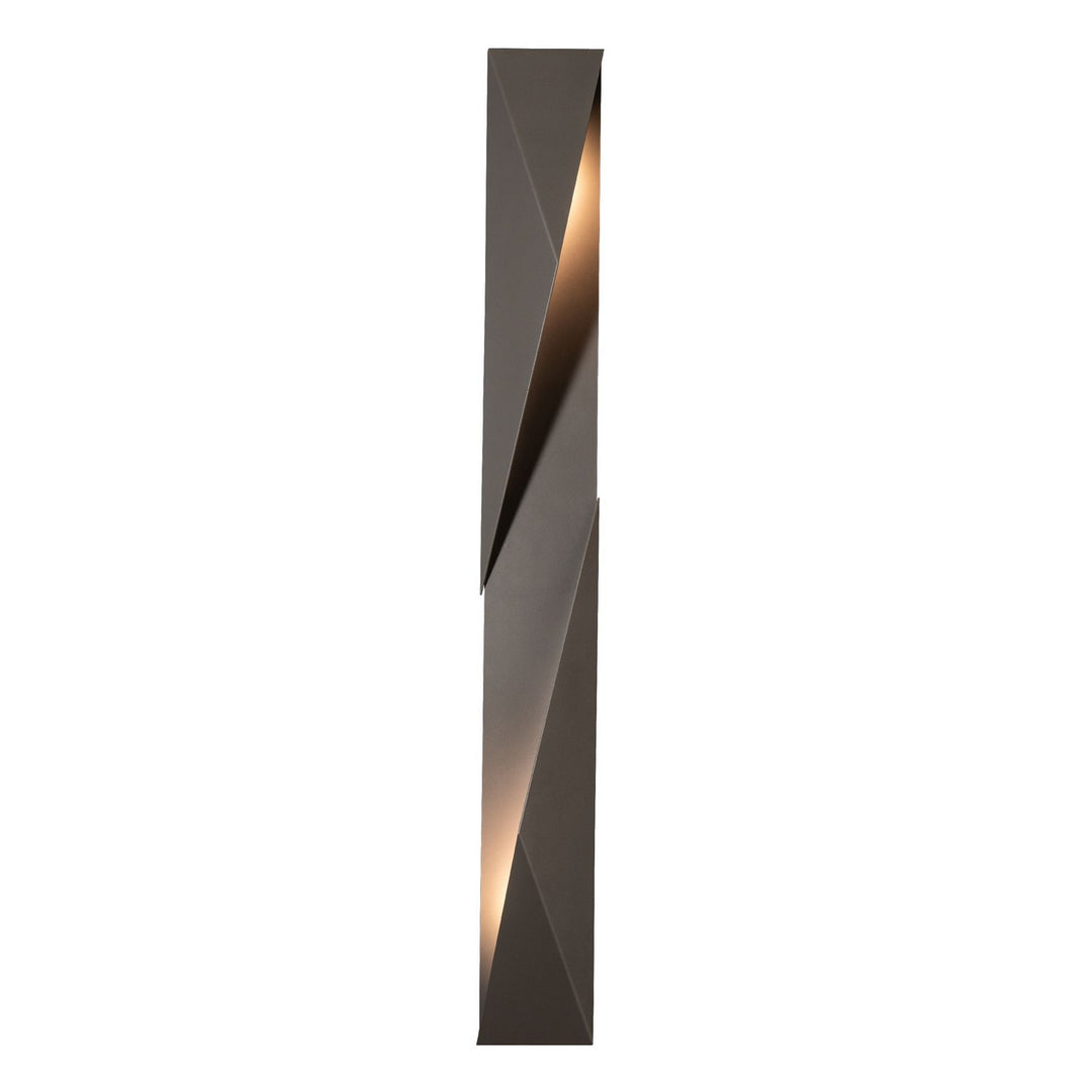 Hubbardton Forge Canada - 302044-SKT-LFT-78 - Two Light Outdoor Wall Sconce - Carbon - Coastal Burnished Steel