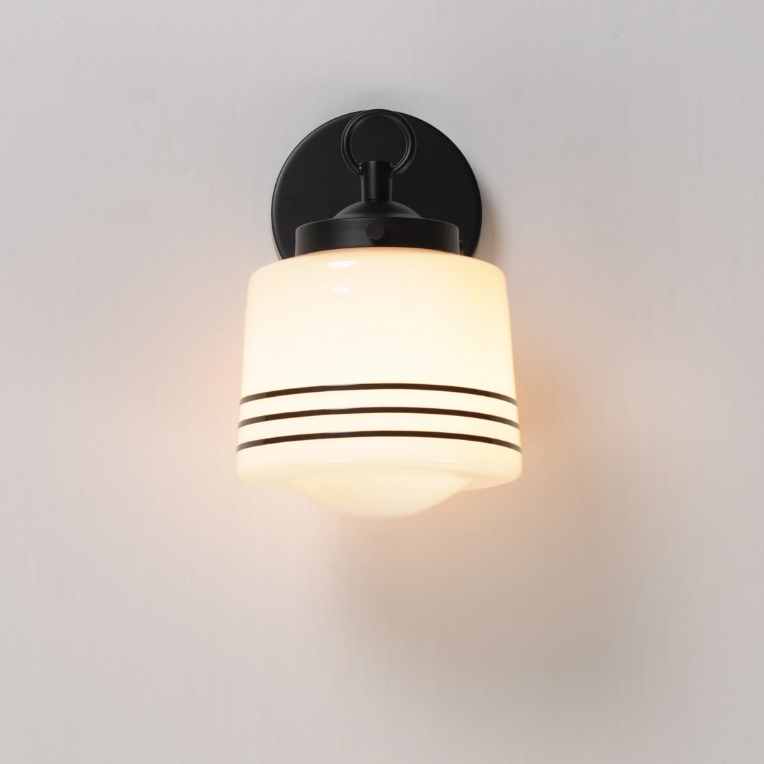 Maxim - 21531WTBK - One Light Wall Sconce - Eureka - Black