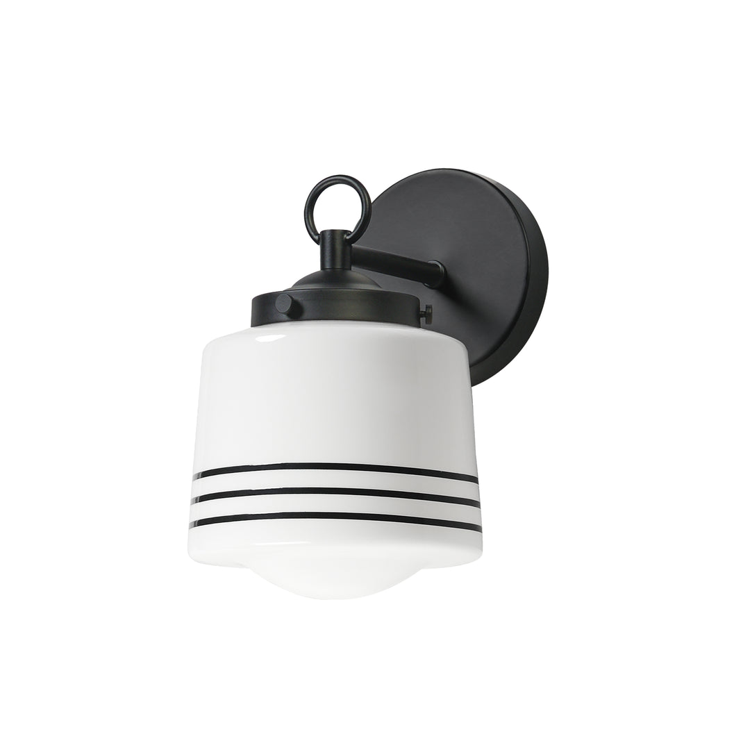 Maxim - 21531WTBK - One Light Wall Sconce - Eureka - Black