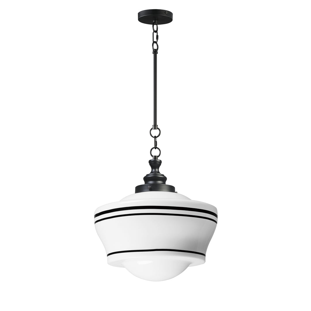 Maxim - 21533WTBK - One Light Pendant - Eureka - Black