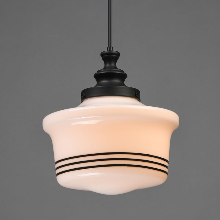 Maxim - 21534WTBK - One Light Pendant - Eureka - Black