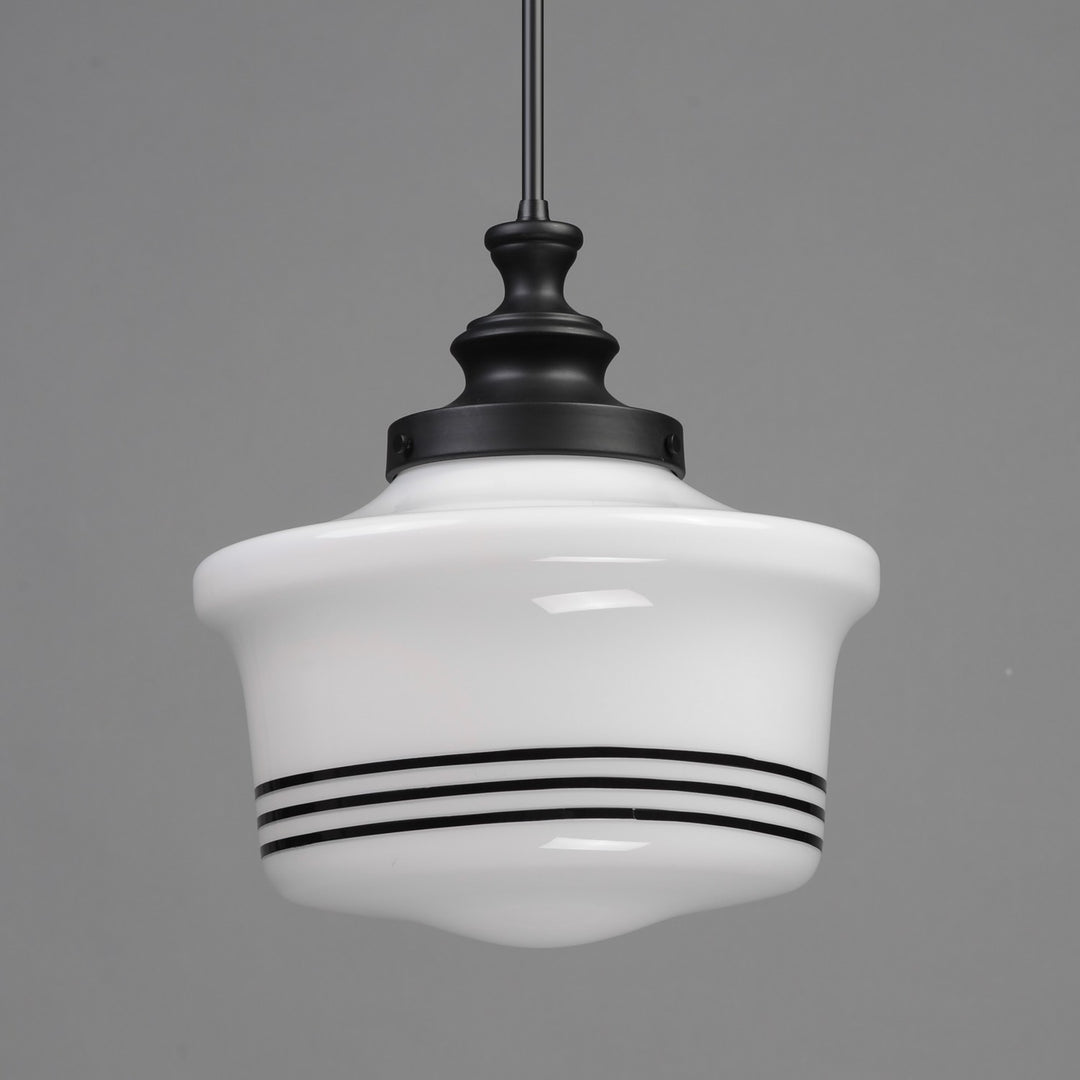 Maxim - 21534WTBK - One Light Pendant - Eureka - Black