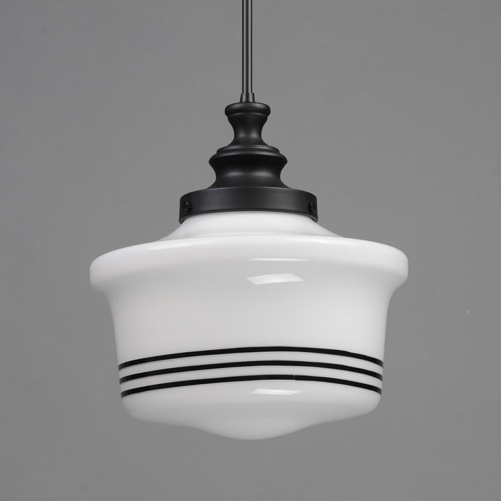 Maxim - 21534WTBK - One Light Pendant - Eureka - Black