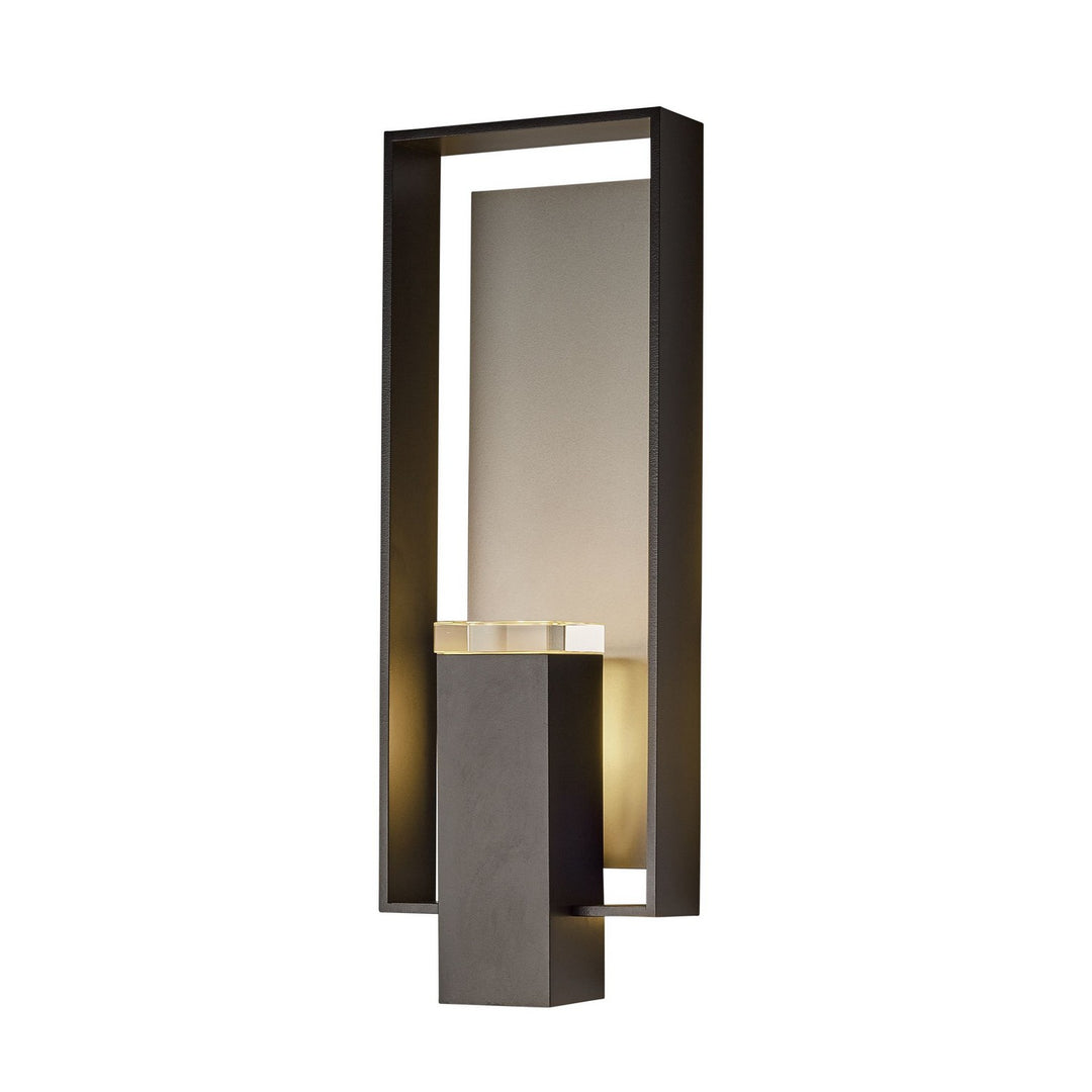 Hubbardton Forge Canada - 302665-SKT-80-78-ZM0850 - One Light Outdoor Wall Sconce - Shadow Box - Coastal Black