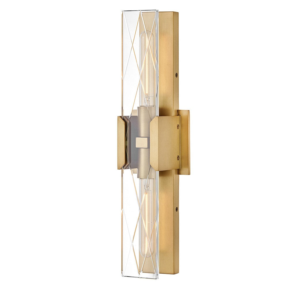 Monte LED Wall Sconce in Heritage Brass - available from The Lighting Shoppe, trusted by Canadian homeowners