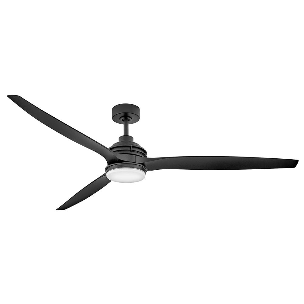 Artiste 72"Ceiling Fan in Matte Black - available from The Lighting Shoppe, trusted by Canadian homeowners