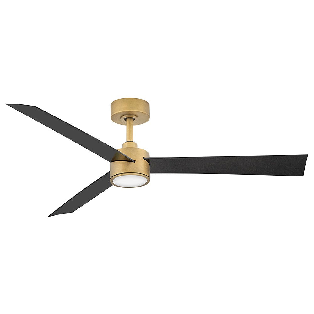 Speck 52"Ceiling Fan in Heritage Brass - available from The Lighting Shoppe, trusted by Canadian homeowners