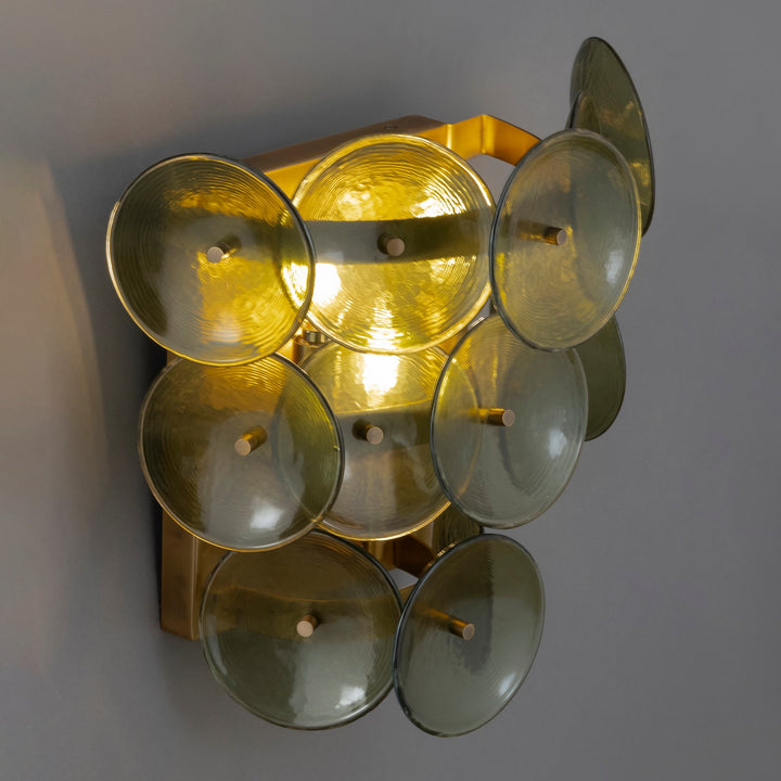 Maxim - 21820GNWBR - Three LIght Wall Sconce - Loren - Weathered Brass