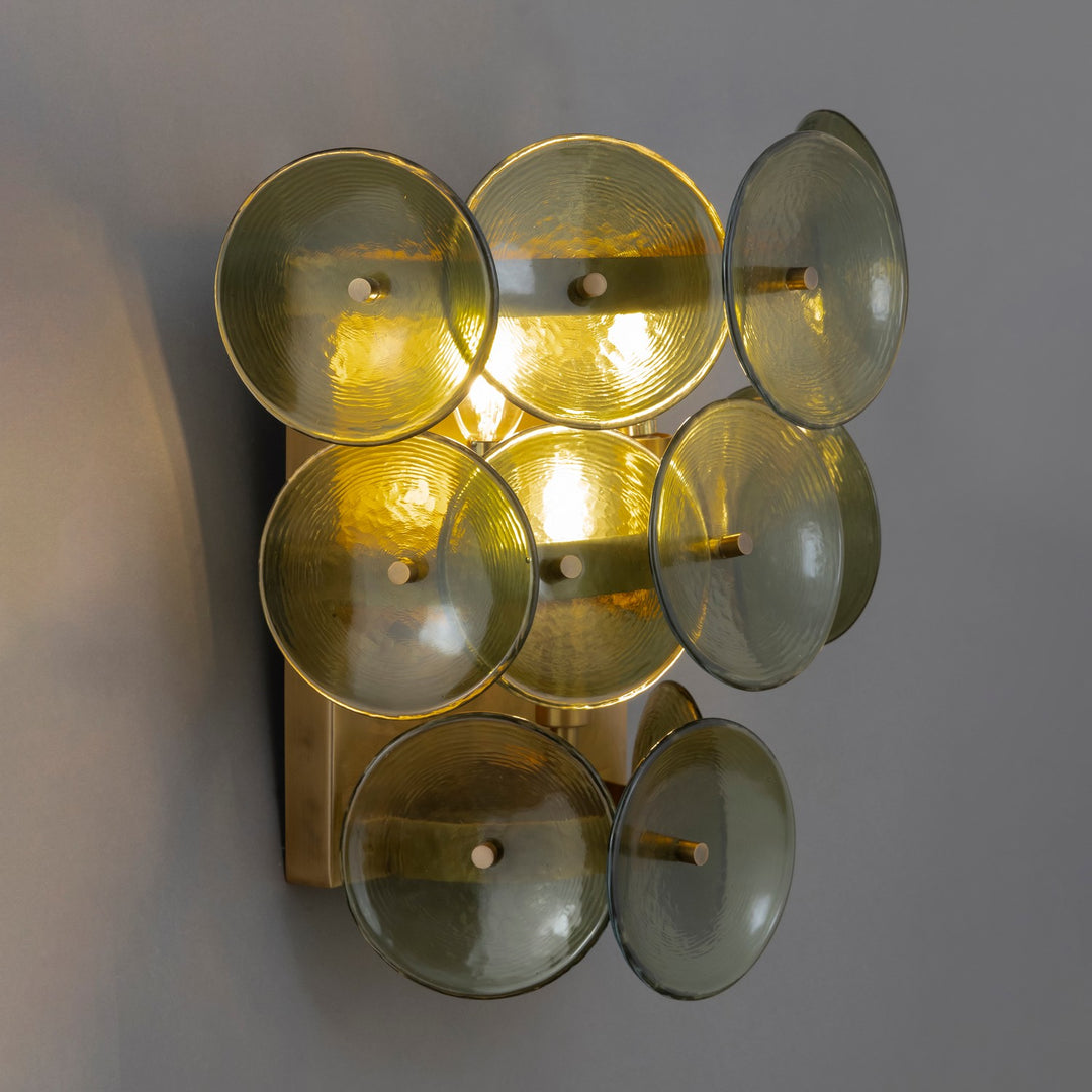 Maxim - 21820GNWBR - Three LIght Wall Sconce - Loren - Weathered Brass