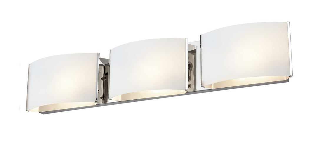 Candleguard Three Light Vanity in Chrome - available from The Lighting Shoppe, trusted by Canadian homeowners