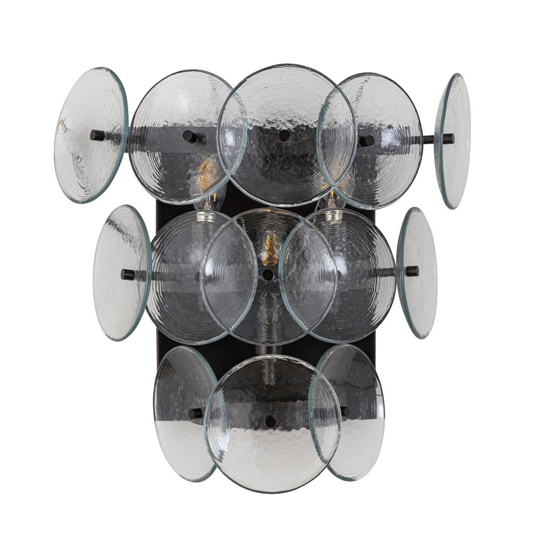 Maxim - 21820TCGM - Three LIght Wall Sconce - Loren - Gunmetal