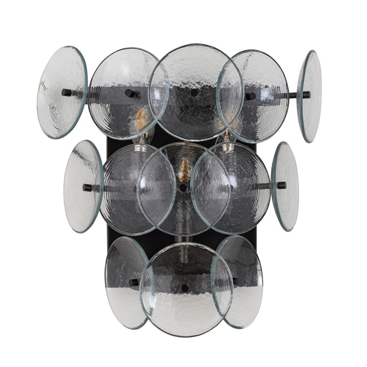 Maxim - 21820TCGM - Three LIght Wall Sconce - Loren - Gunmetal