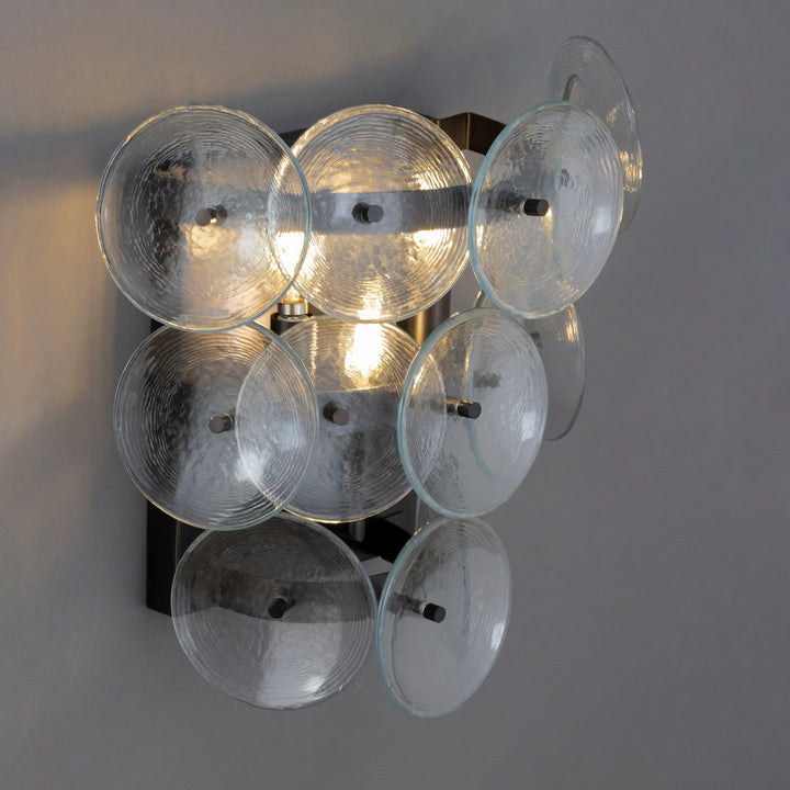 Maxim - 21820TCGM - Three LIght Wall Sconce - Loren - Gunmetal