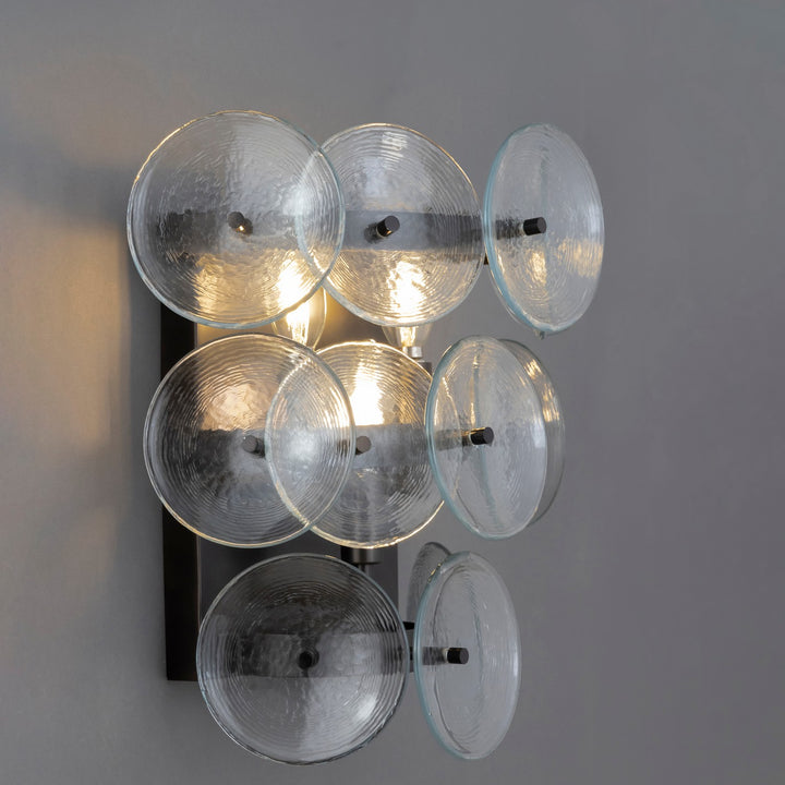 Maxim - 21820TCGM - Three LIght Wall Sconce - Loren - Gunmetal
