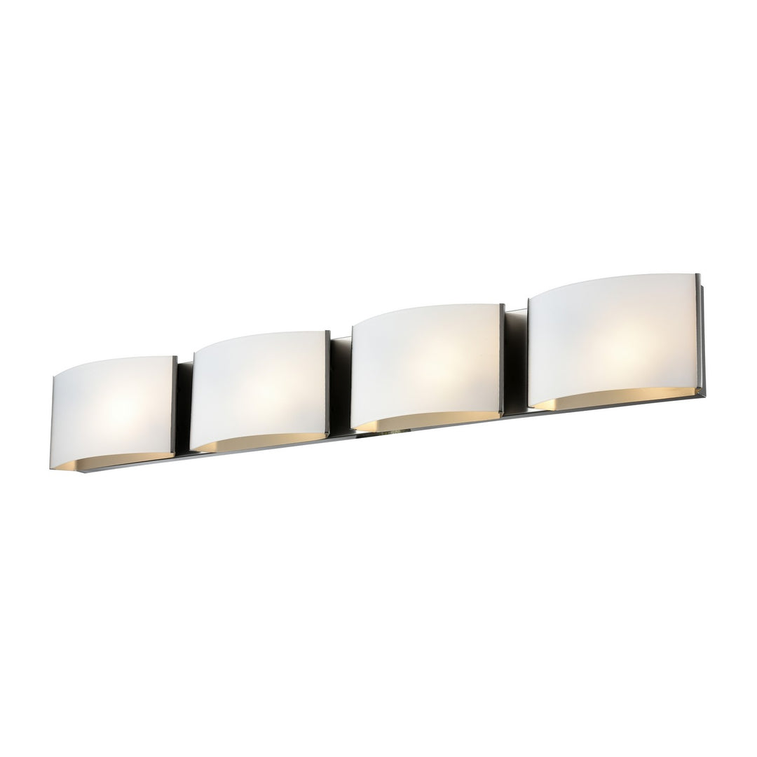 Candleguard Four Light Vanity in Satin Nickel - available from The Lighting Shoppe, trusted by Canadian homeowners