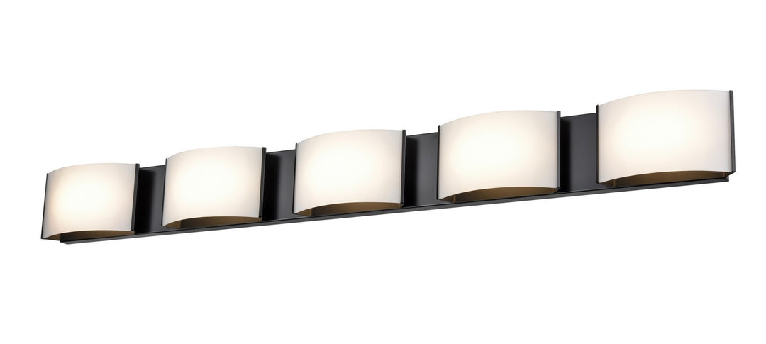 DVI Canada - DVP17155EB-OP - Five Light Vanity - Candleguard - Ebony