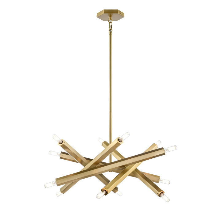 DVI Canada - DVP30649BR - 12 Light Pendant - Kestrel - Brass