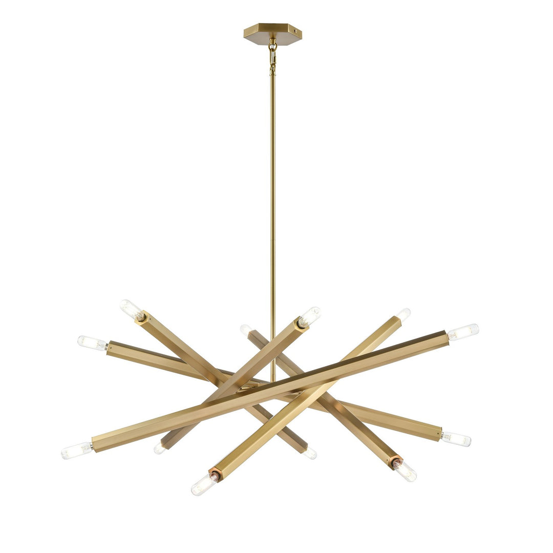 DVI Canada - DVP30650BR - 12 Light Pendant - Kestrel - Brass