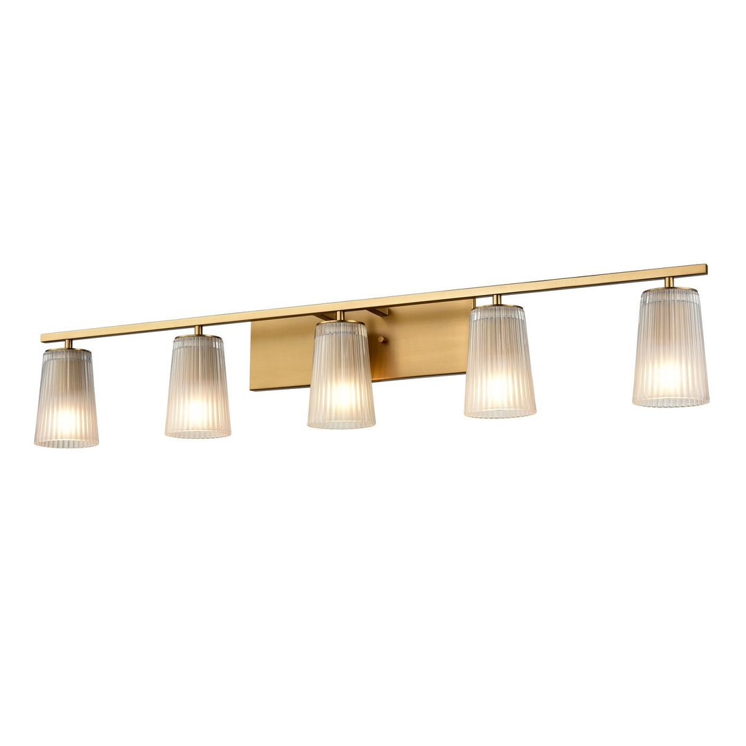 DVI Canada - DVP31355BR-RICE - Five Light Vanity - Luca - Brass