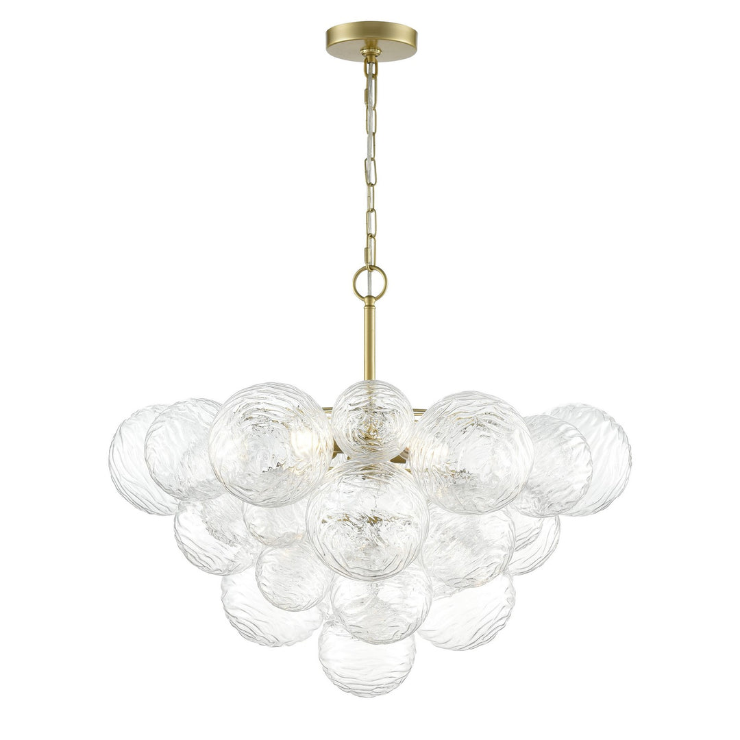 Comet Four Light Pendant in Painted Satin Brass - available from The Lighting Shoppe, trusted by Canadian homeowners