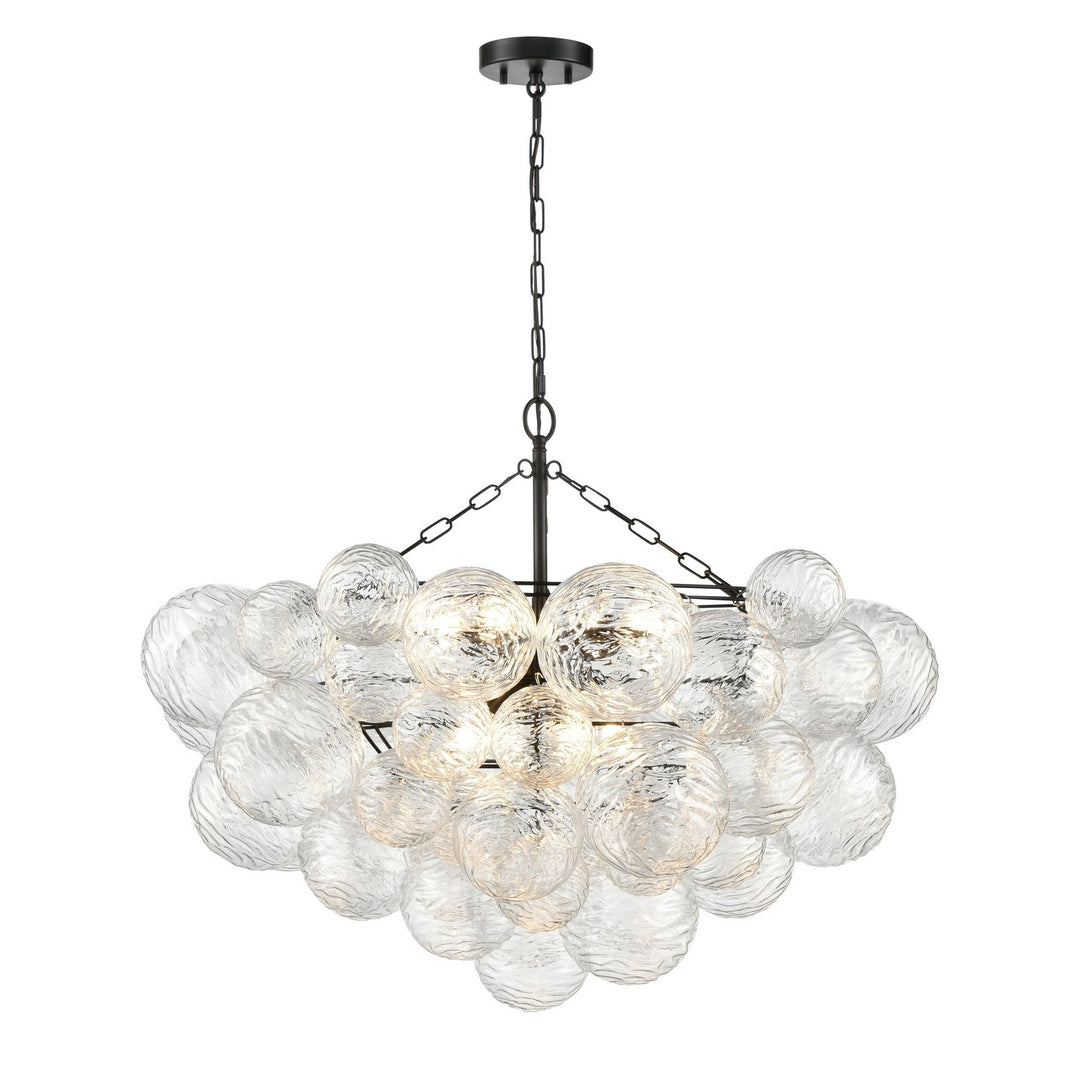 DVI Canada - DVP32829EB-WVC - Six Light Chandelier - Comet - Ebony
