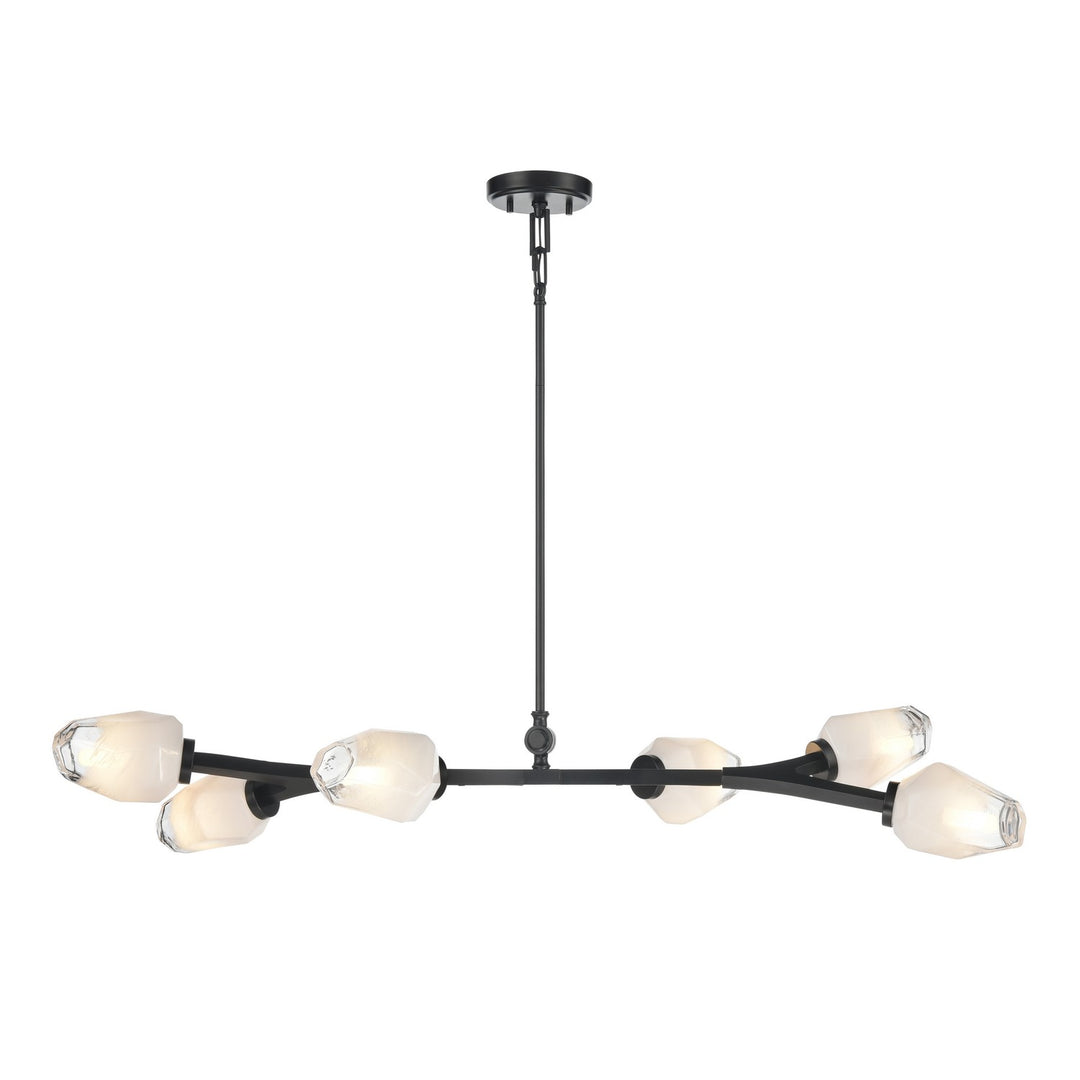 Javelin Six Light Linear Pendant in Ebony - available from The Lighting Shoppe, trusted by Canadian homeowners