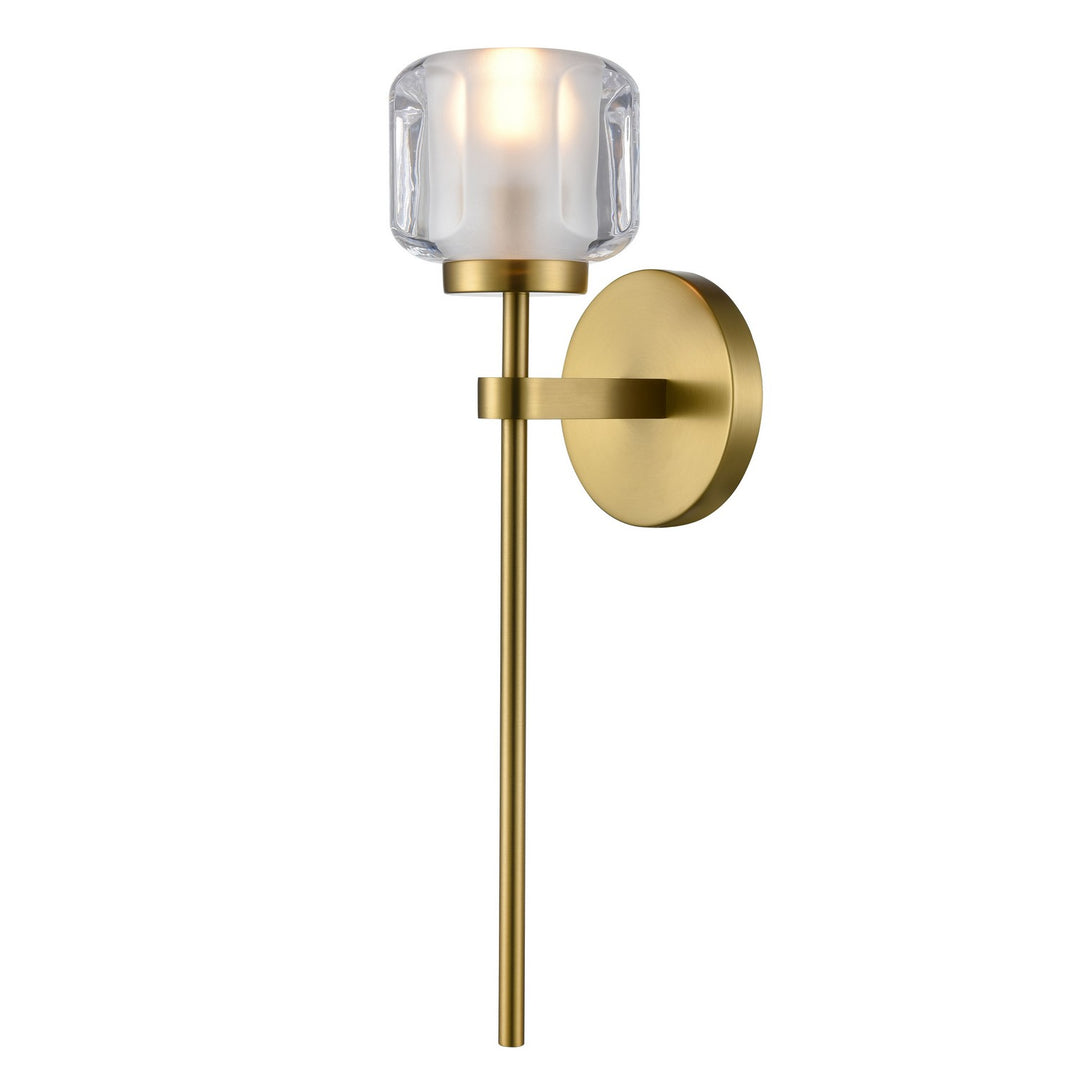 DVI Canada - DVP34601BR-CL - One Light Wall Sconce - Samar - Brass