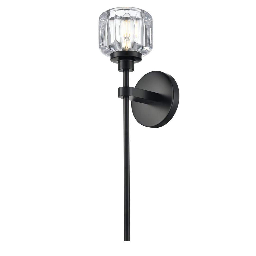 Samar One Light Wall Sconce in Ebony - available from The Lighting Shoppe, trusted by Canadian homeowners
