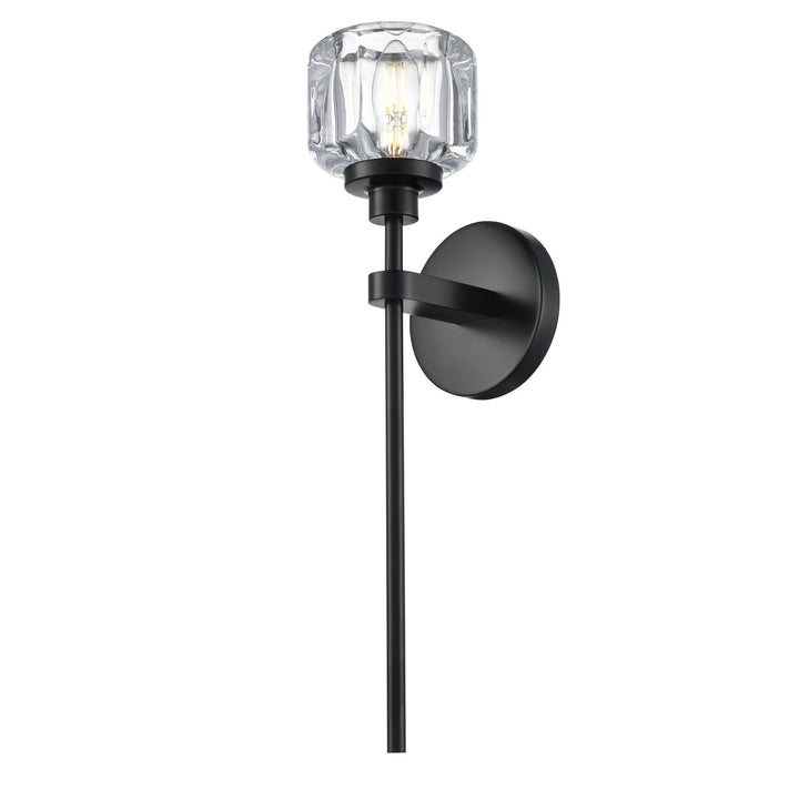 Samar One Light Wall Sconce in Ebony - available from The Lighting Shoppe, trusted by Canadian homeowners