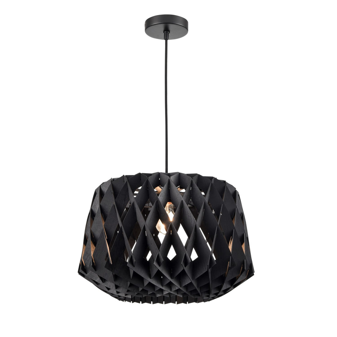 DVI Canada - DVP36720BK-BW - One Light Pendant - Lac St-Jean - Black