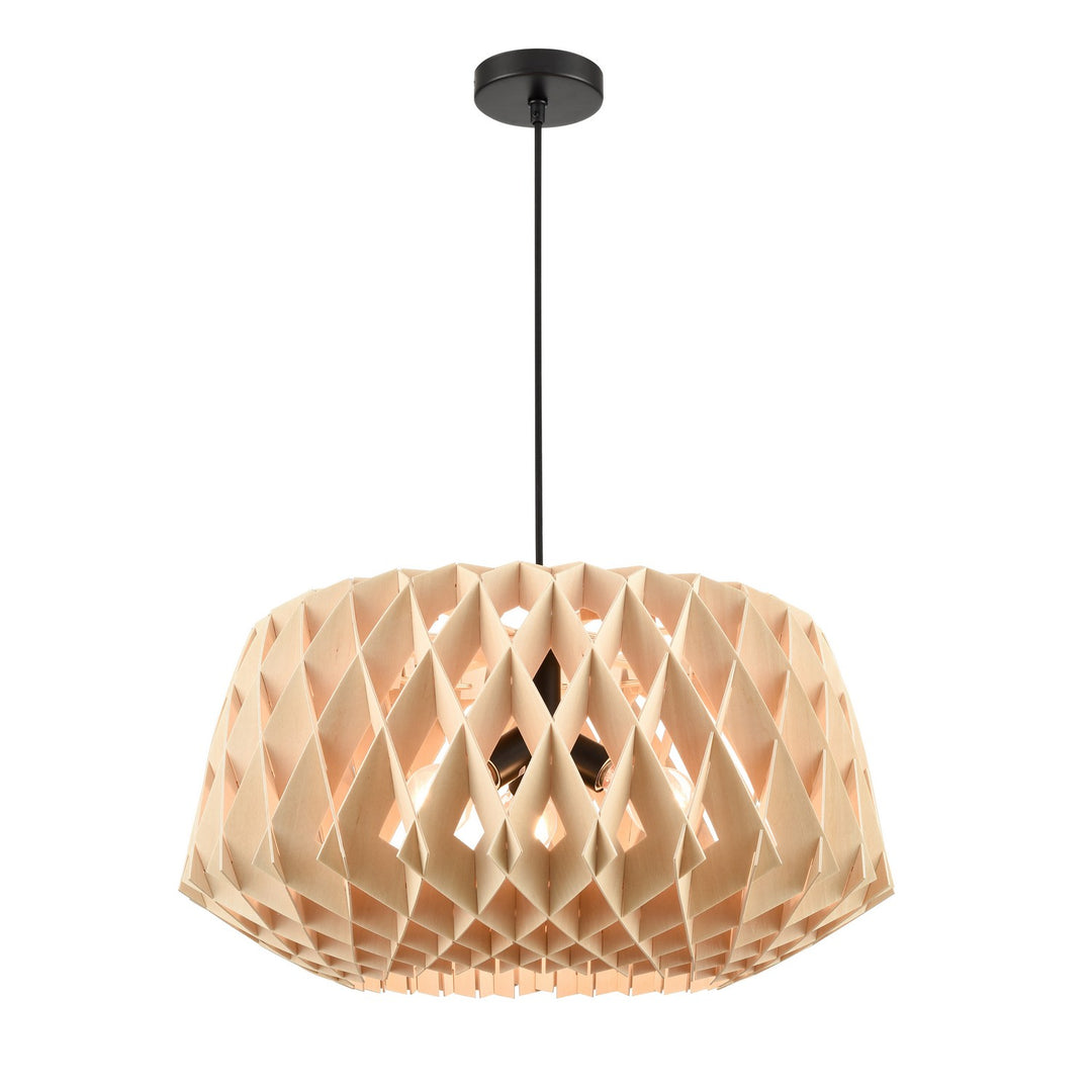 DVI Canada - DVP36724BK-NW - Three Light Pendant - Lac St-Jean - Black