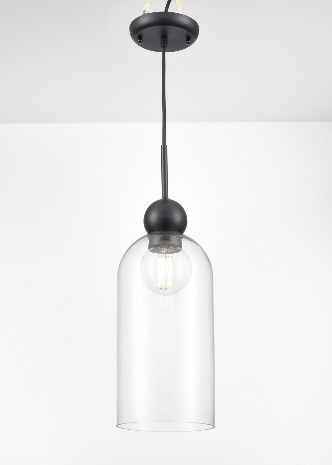 Hariette One Light Pendant in Ebony - available from The Lighting Shoppe, trusted by Canadian homeowners