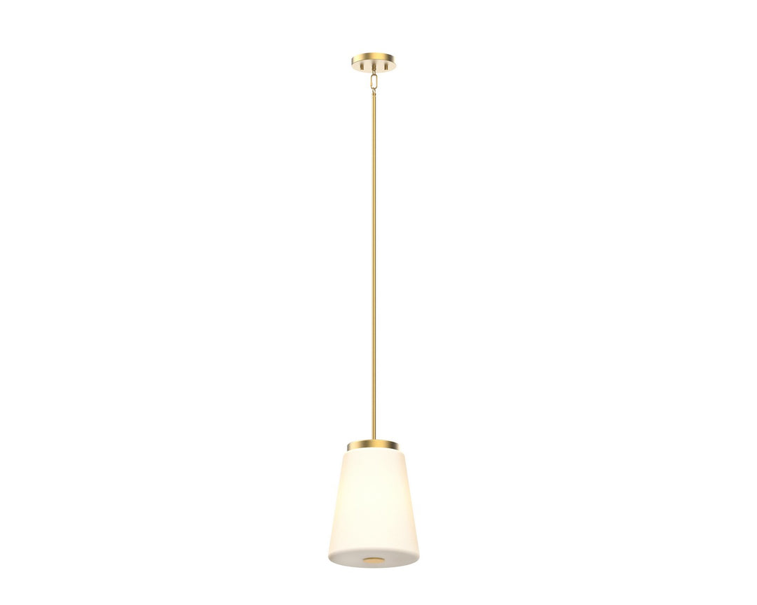 Robson Hall One Light Pendant in Brass - available from The Lighting Shoppe, trusted by Canadian homeowners