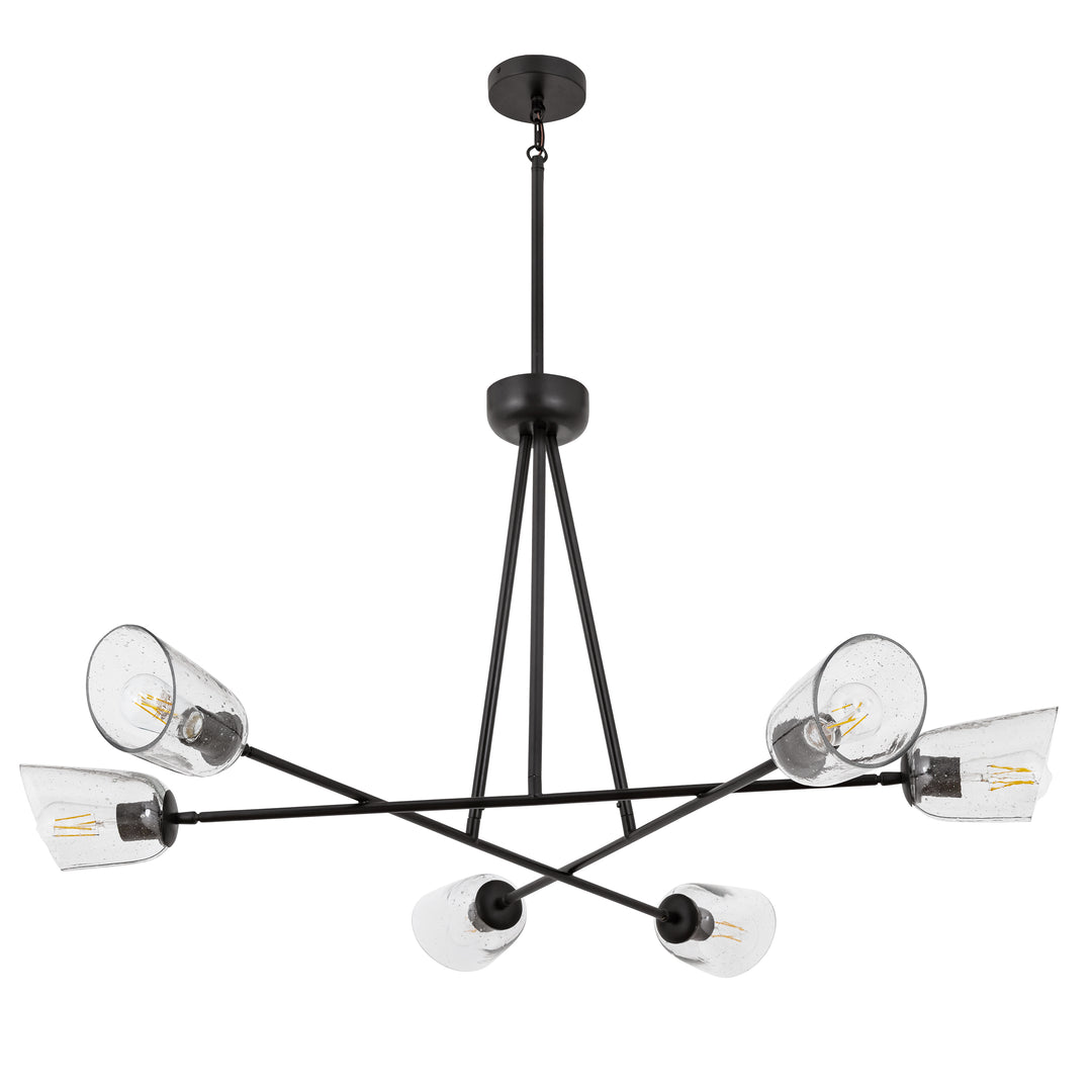 Maxim - 26266SSDBZ - Six Light Chandelier - Keppe - Dark Bronze