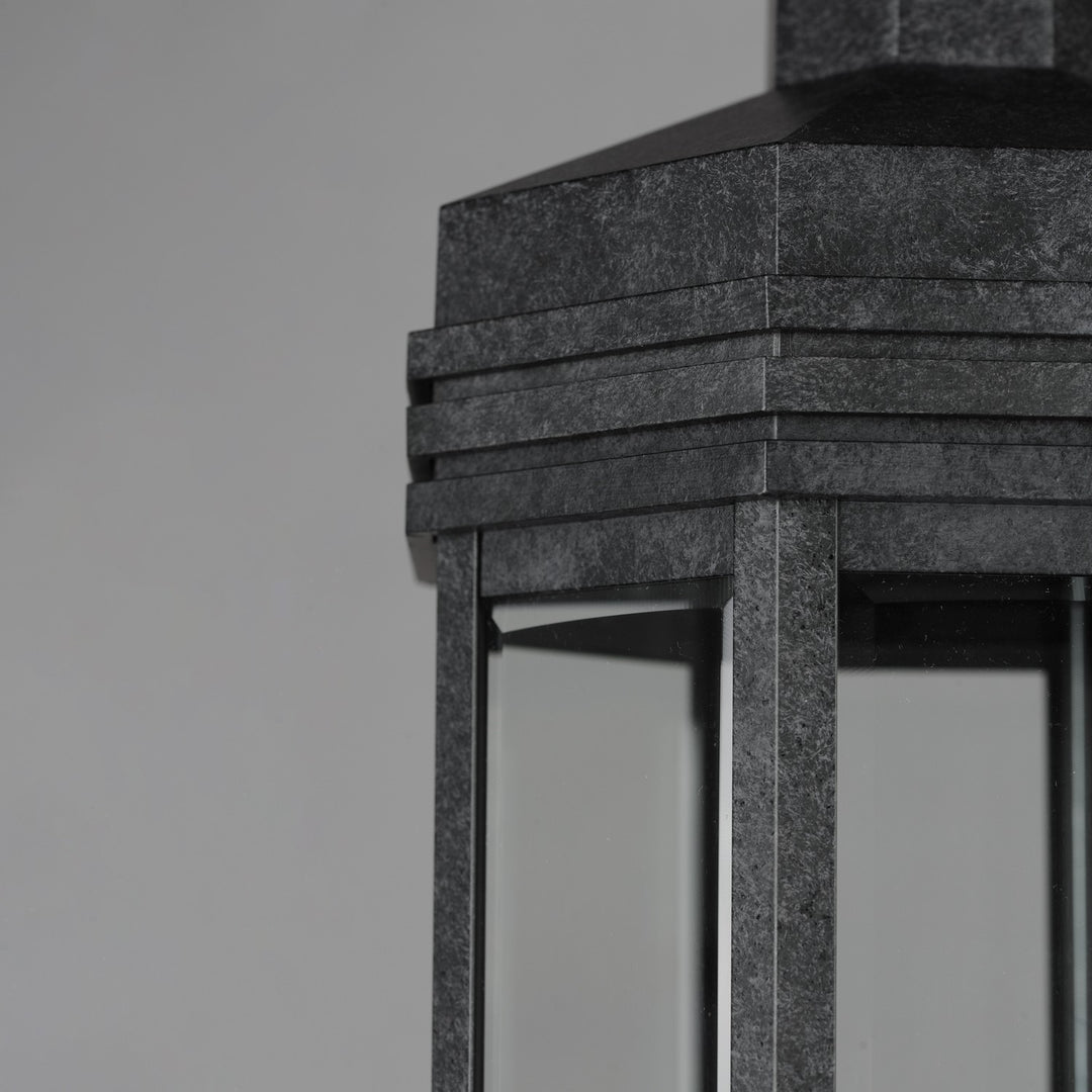 Maxim - 30220CLBKP - Three Light Outdoor Post Lantern - Wright - Black Patina