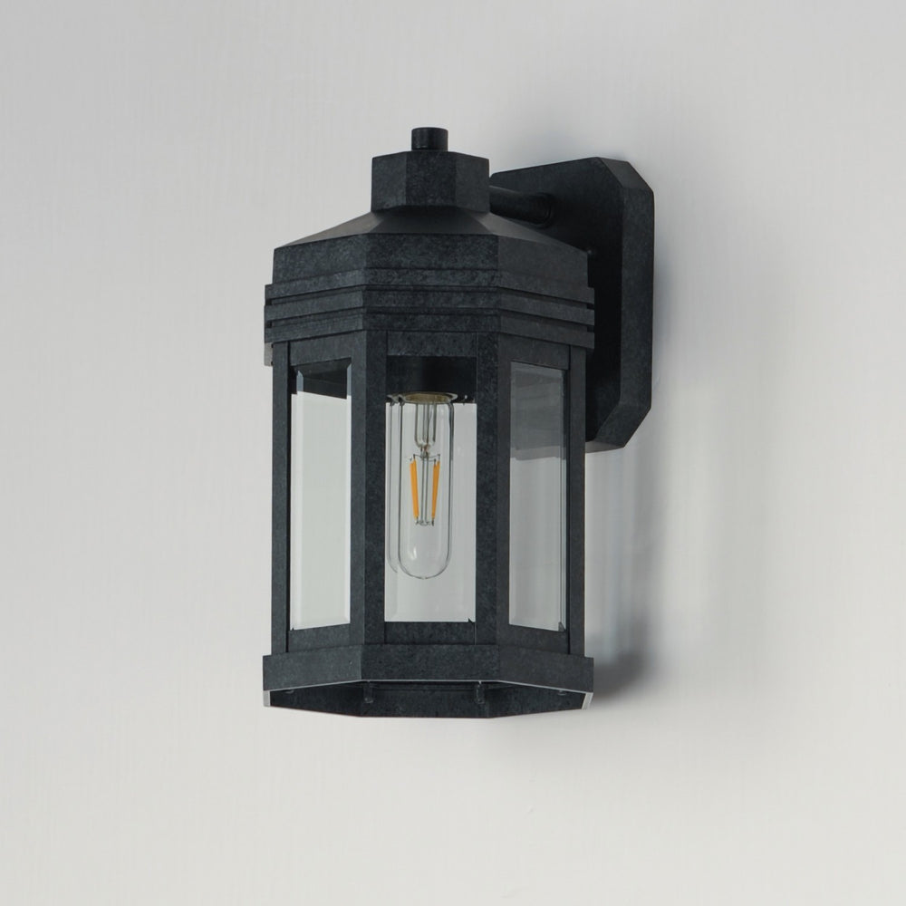 Maxim - 30221CLBKP - One Light Outdoor Wall Sconce - Wright - Black Patina