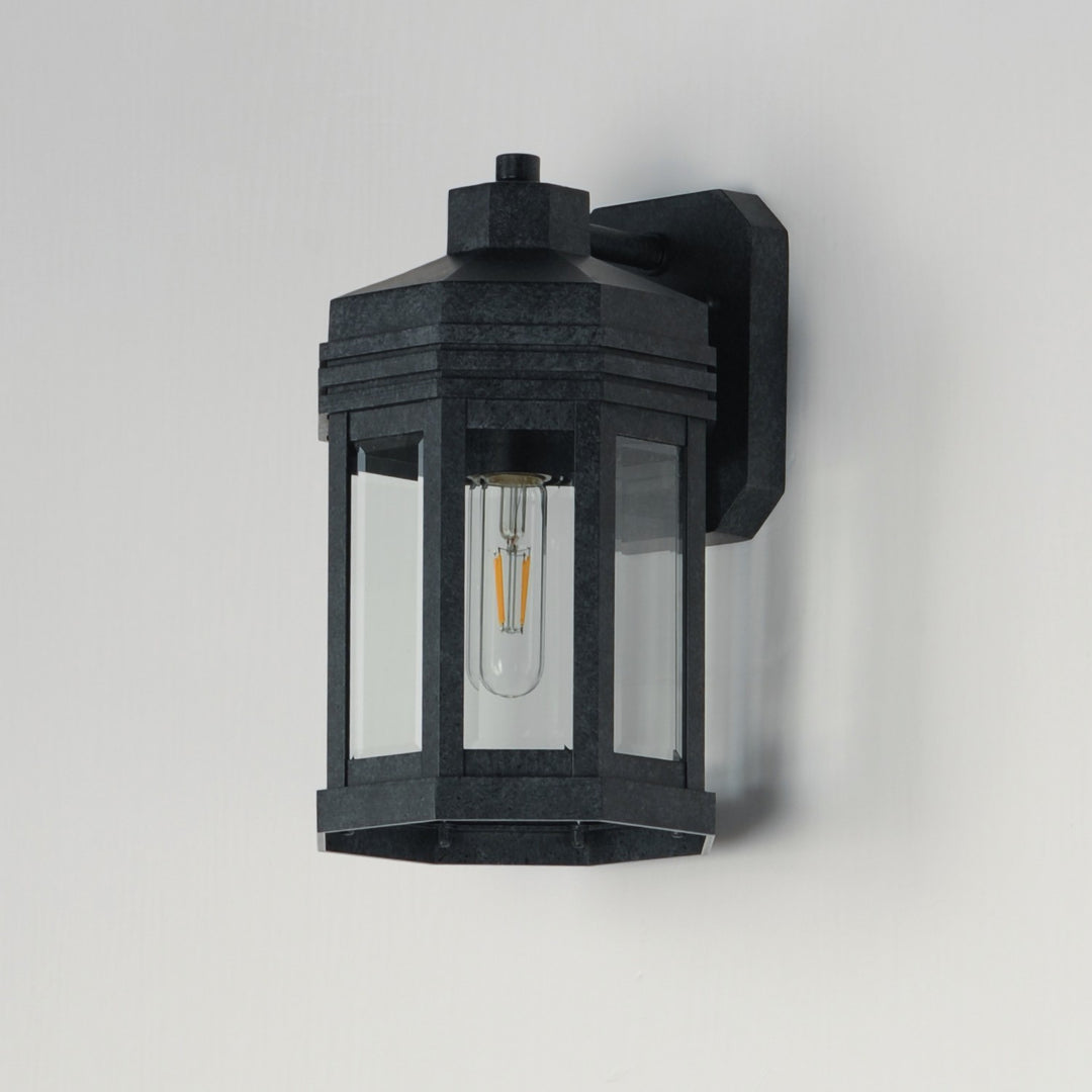 Maxim - 30221CLBKP - One Light Outdoor Wall Sconce - Wright - Black Patina