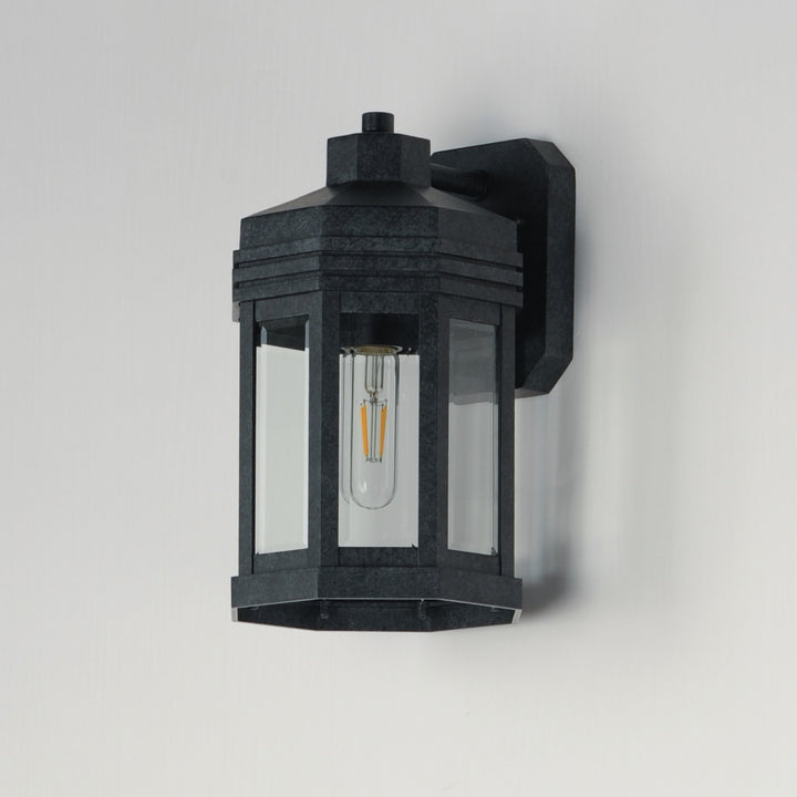 Maxim - 30221CLBKP - One Light Outdoor Wall Sconce - Wright - Black Patina