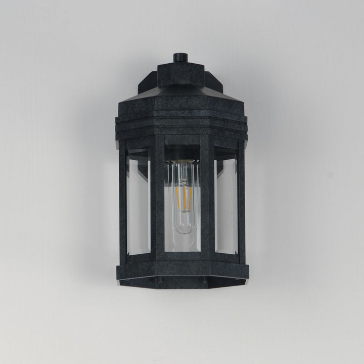 Maxim - 30221CLBKP - One Light Outdoor Wall Sconce - Wright - Black Patina