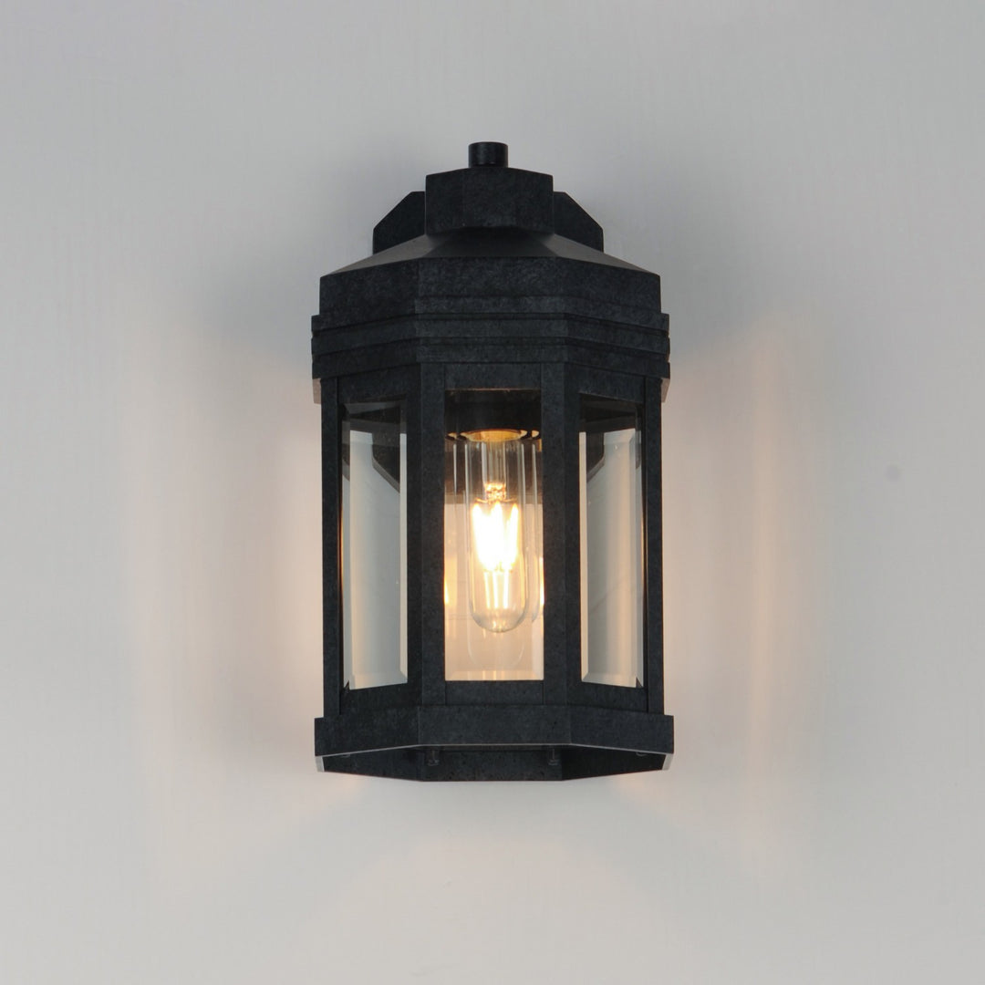Maxim - 30221CLBKP - One Light Outdoor Wall Sconce - Wright - Black Patina