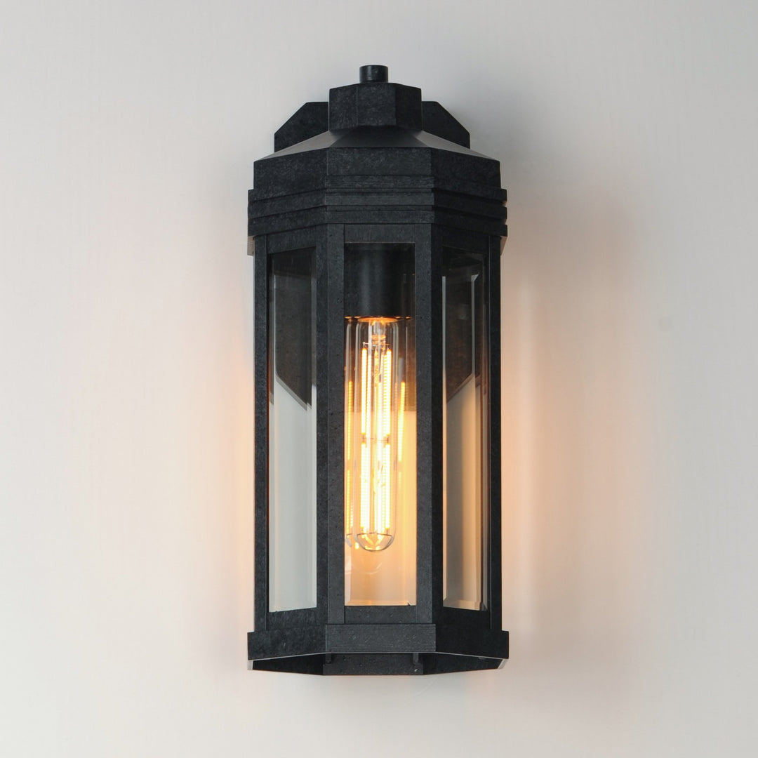 Maxim - 30222CLBKP - One Light Outdoor Wall Sconce - Wright - Black Patina