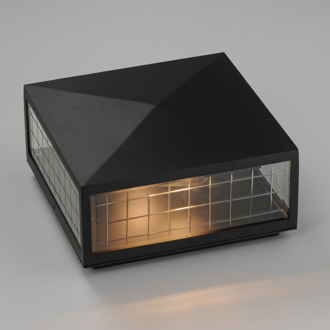 Maxim - 30690CLBK - Two Light Deck Lantern - Magnus - Black