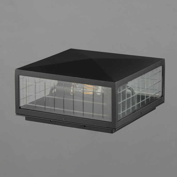 Maxim - 30690CLBK - Two Light Deck Lantern - Magnus - Black