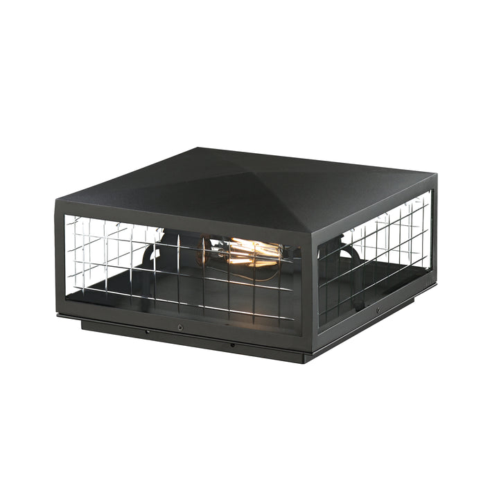 Maxim - 30690CLBK - Two Light Deck Lantern - Magnus - Black