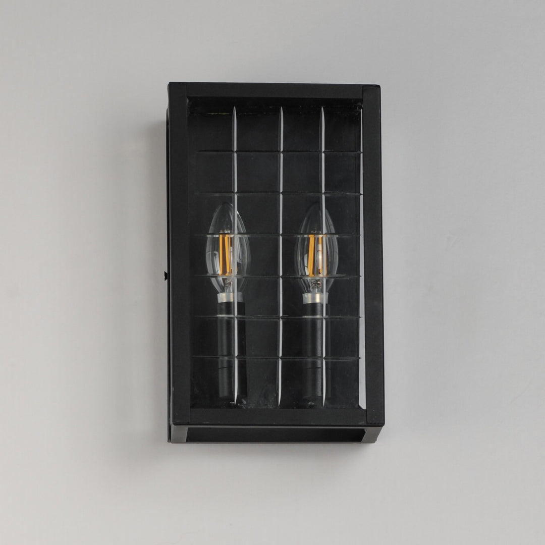 Maxim - 30691CLBK - Two Light Outdoor Wall Sconce - Magnus - Black