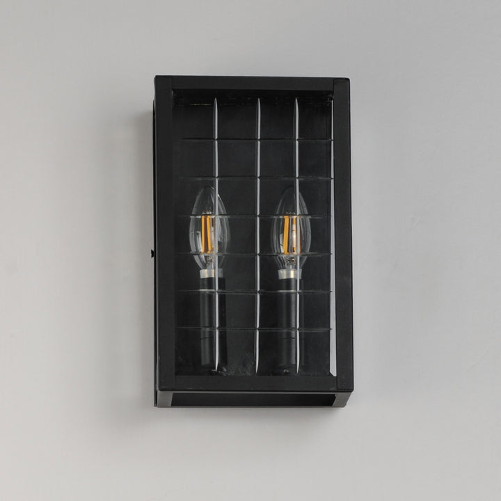 Maxim - 30691CLBK - Two Light Outdoor Wall Sconce - Magnus - Black