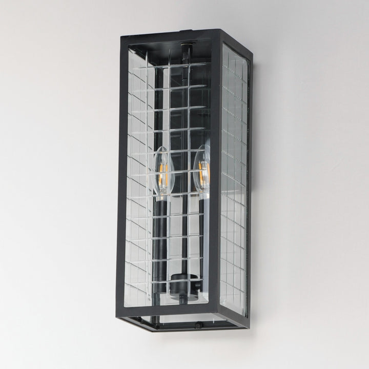 Maxim - 30693CLBK - Two Light Outdoor Wall Sconce - Magnus - Black