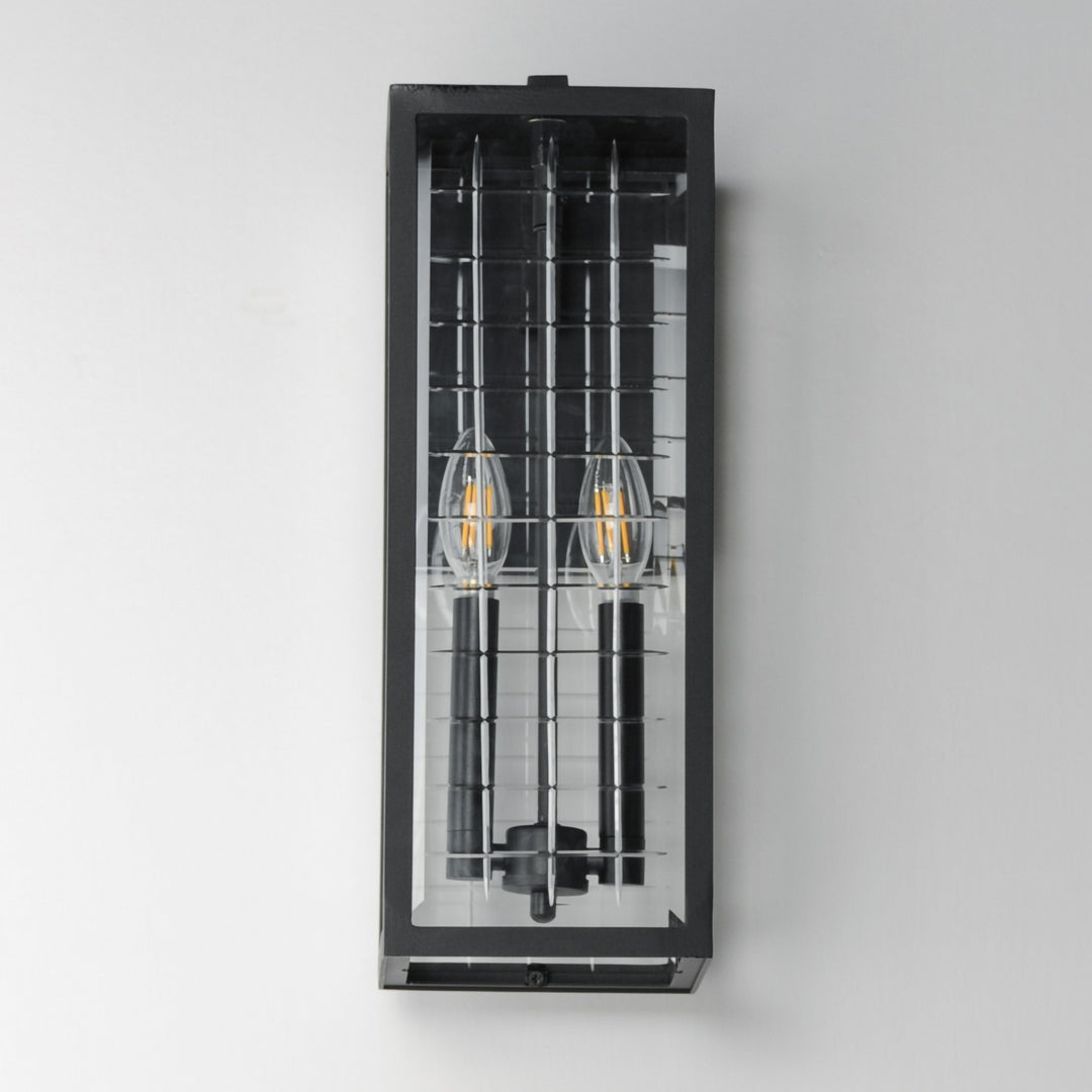 Maxim - 30693CLBK - Two Light Outdoor Wall Sconce - Magnus - Black