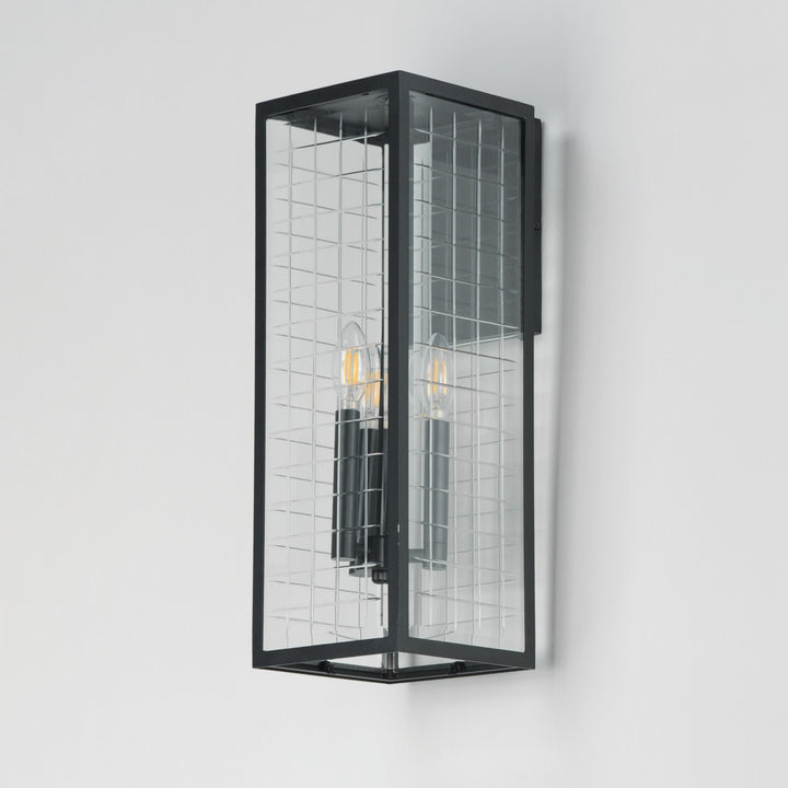 Maxim - 30694CLBK - Three Light Outdoor Wall Sconce - Magnus - Black