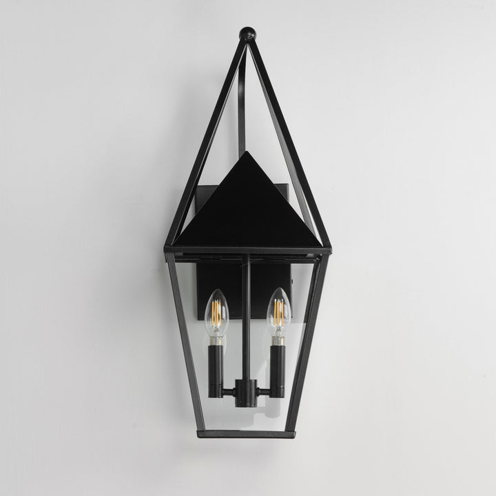 Maxim - 3166CLBK - Two Light Outdoor Wall Sconce - Bavaria - Black